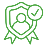 A green background with a white line on it.