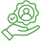 A green background with a swirl of white paint.